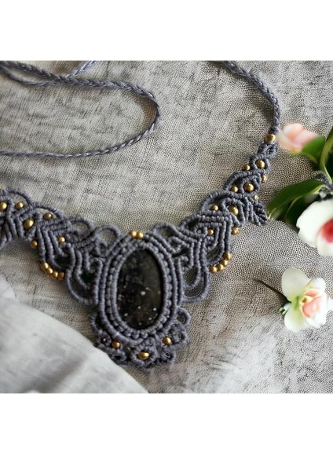 انتيكيانو قلادة مكرمية مصنوعة للنساء - Image 2