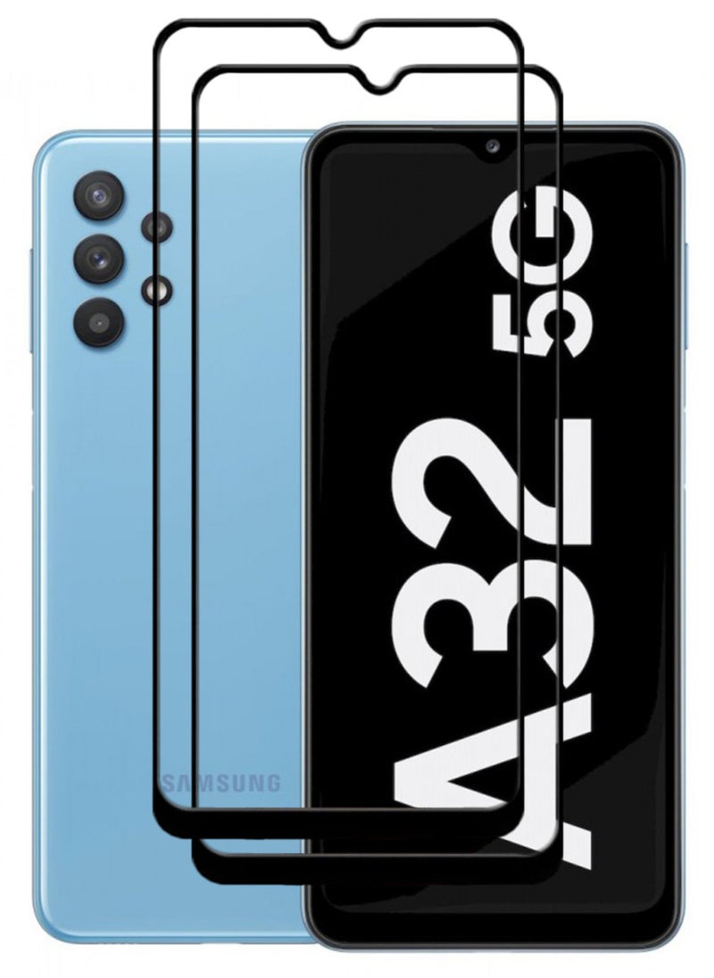 ACLIX 2 Pieces Antistatic ESD Dustproof Premium Quality High Definition Tempered Glass Screen Protector Designed For Samsung Galaxy A32 5G - Image 1