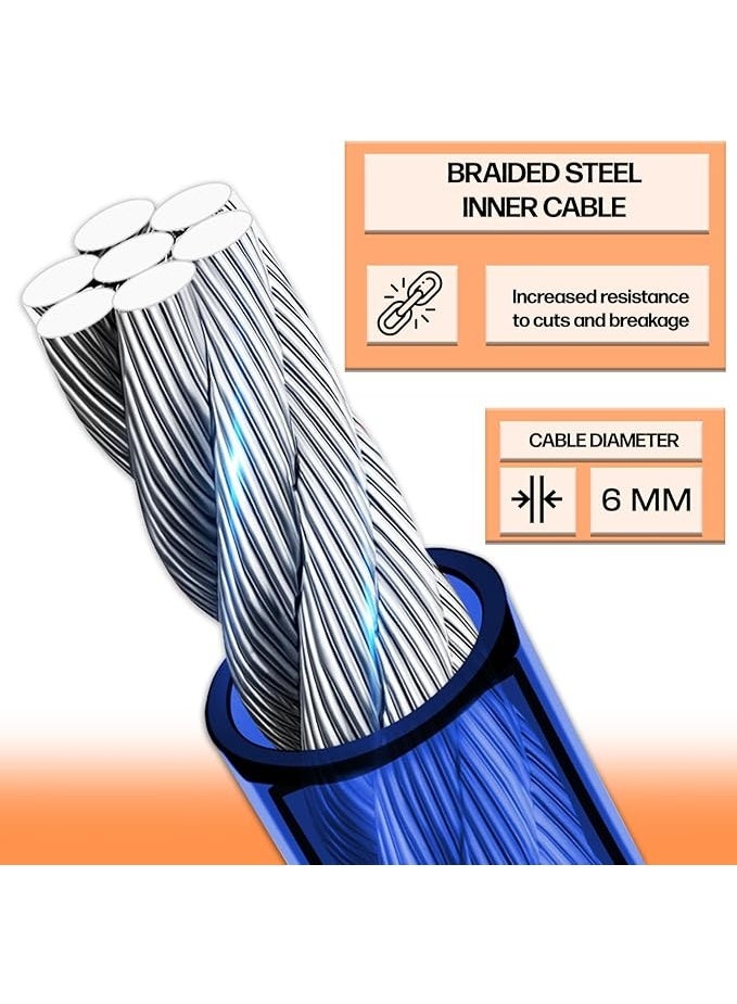 LOWHAT Anti-Theft Lock blue - Image 3