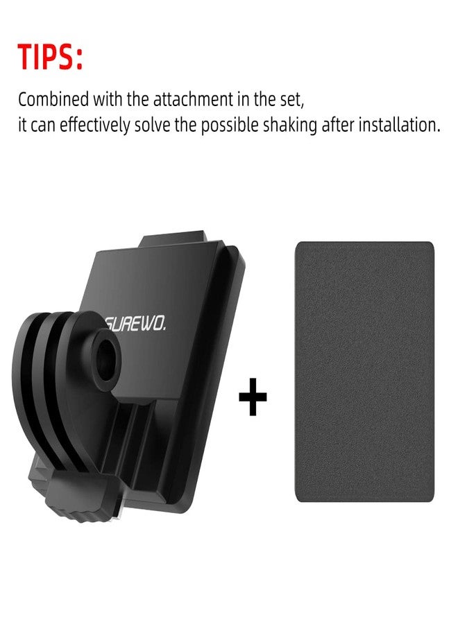 SUREWO Aluminum NVG Mount Compatible with GoPro Hero 13/12/11/10/9/8/7/6/5 Black, Tactical Helmet NVG Mount Compatible with DJI Osmo Action 5 pro/4/3/2,Insta360 ONE R/Crosstour and Most Action Cameras - Image 5