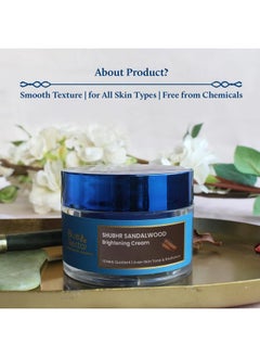 Blue Nectar Blue Nectar Skin Brightening Cream for Men for Glowing Skin Day and Night Face Cream for Men Oily Dry Combination Skin Plant Based Moisturizer  - Image 5