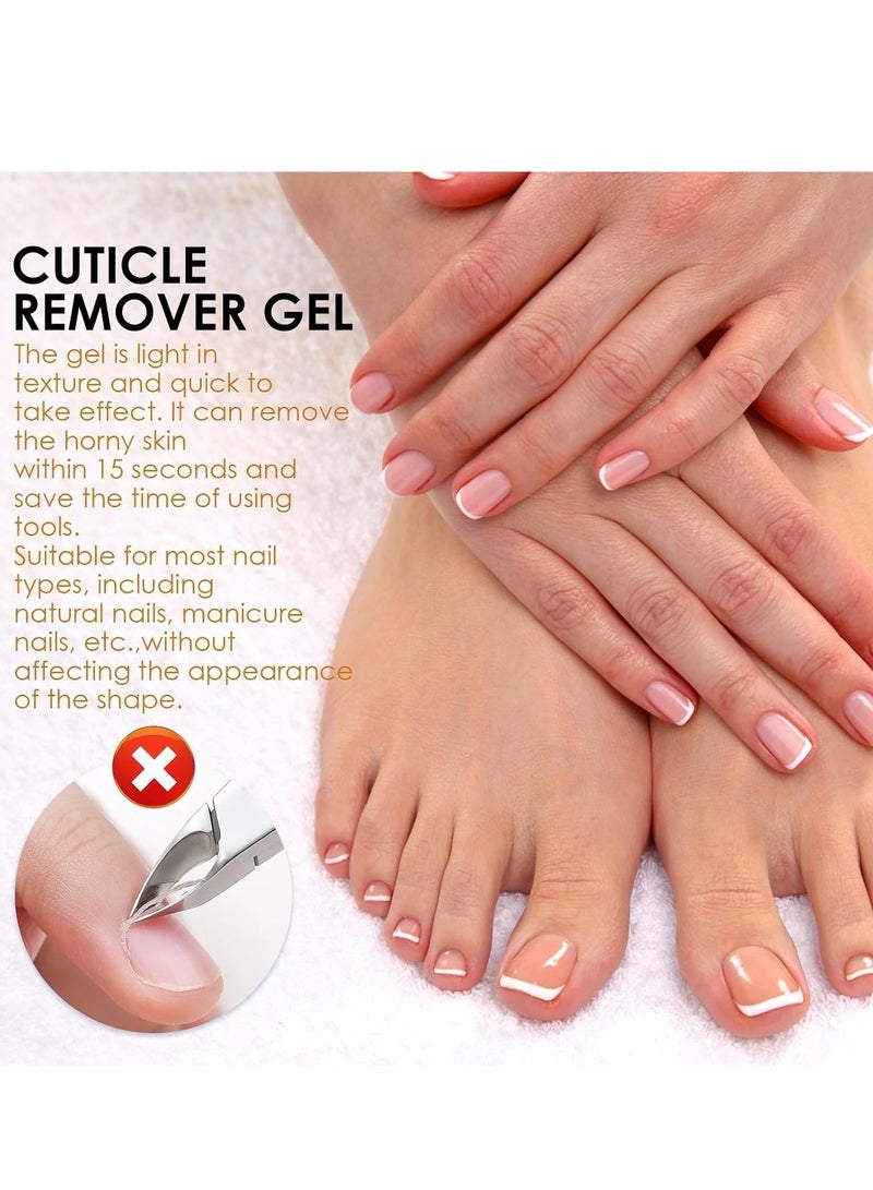 إيلهو كريم مزيل البشرة ، العناية المهنية بالأظافر ، جل مزيل بشرة الأظافر ، ترطيب ، مزيل بشرة مقوي ، للأظافر الهشة ، تعليق الأظافر + بشرة جافة ، مزيل بشرة فوري 30 مل - Image 4