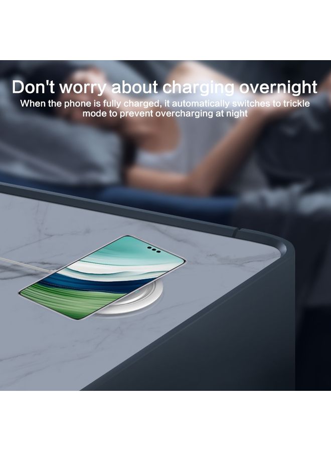 بيوينتي ZGA WX01S 15W شاحن لاسلكي سطح المكتب (أبيض) - Image 5