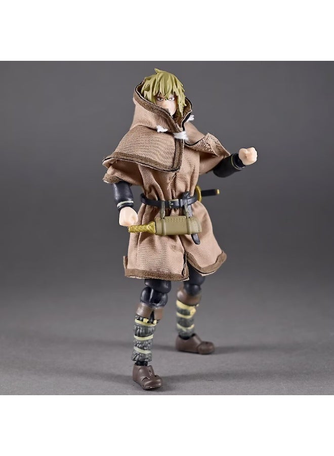 general VINLAND SAGA Thorfinn Karlsefni Movable Replacement Face Doll Model decoration Desktop Decoration Toy Gift for family and friends - Image 4