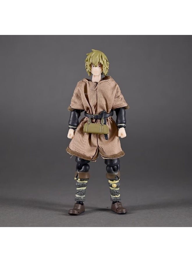 general VINLAND SAGA Thorfinn Karlsefni Movable Replacement Face Doll Model decoration Desktop Decoration Toy Gift for family and friends - Image 2