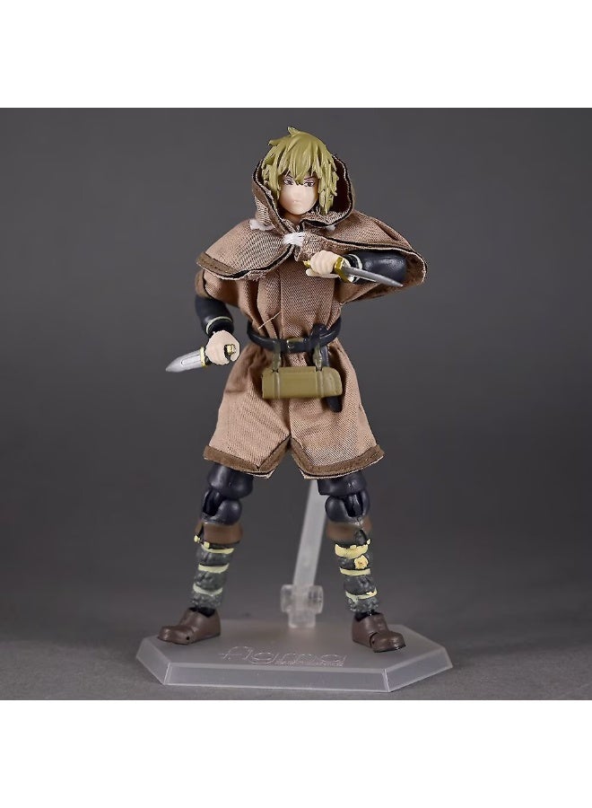 general VINLAND SAGA Thorfinn Karlsefni Movable Replacement Face Doll Model decoration Desktop Decoration Toy Gift for family and friends - Image 3