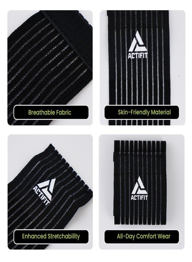 ACTIFIT Wrist Support with Adjustable Band - Compression Brace for Pain Relief, Sports & Gym - Free Size - Image 2