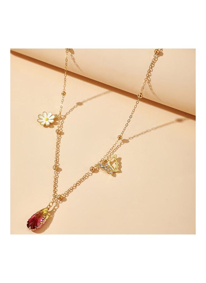 NIBEMINENT - Marguerite Butterfly Pendant Clavicle Necklace - Image 1