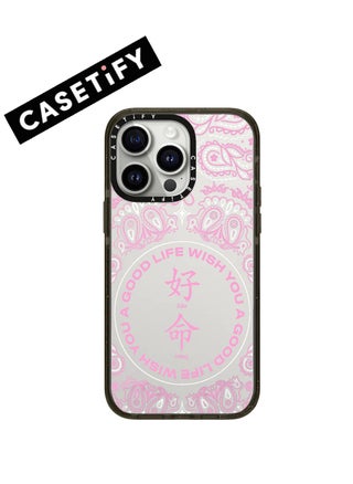 Soft Pink with Paisley Highlights