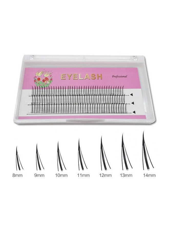 Adiya Fishtail Eyelash Extensions Mix Length Single Cluster Fans Eyelashes Fashion Fish Tail Fairy Eyelashes C Curl Super Natual Grafting Eyelash Dovetail Fly Eyelash Sharp Spikes/ A/M Type /22D Lashes - Image 3