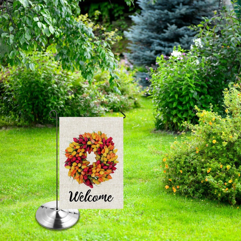 Stainless Steel Flagpole Collar 2pcs 260x32mm Outdoor Flag Pole Mount Bracket Stand for Garden Patio - Image 5