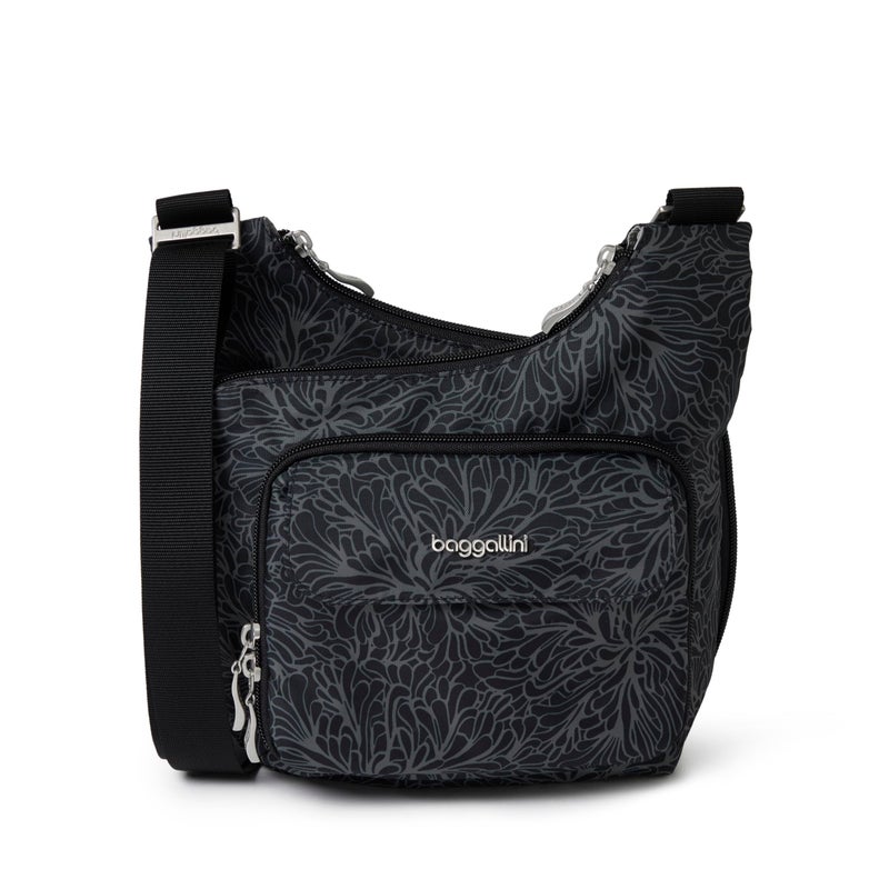 Baggallini womens Criss Cross Bagg Criss Cross Bagg Midnight Blossom One Size