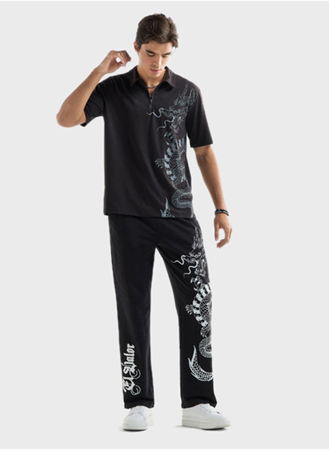 FAV Logo Detailed Short Sleeve Polo Shirt  - Image 4