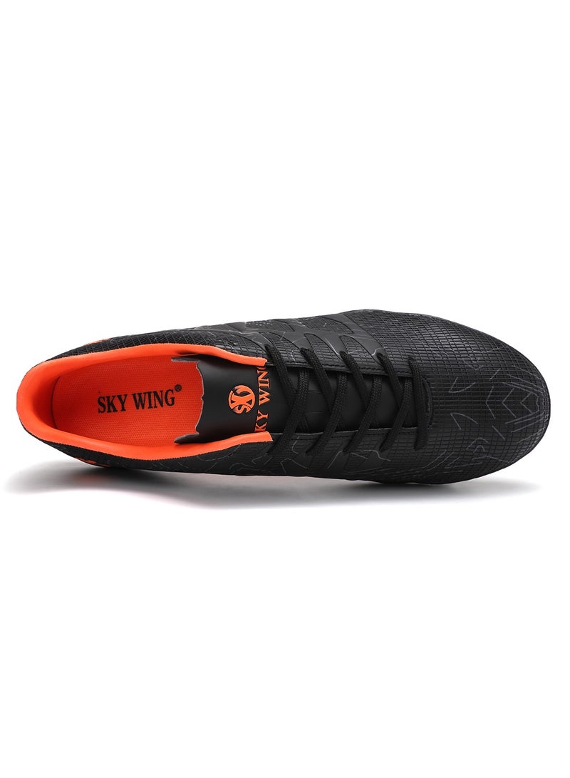 SKY WING Turf Soccer Shoes for  Adult ,Lightweight  with Durable Synthetic Upper,Athletic  with Rubber Outsole for Men and Women, Soccer cleats, IC/IN sole - Image 5