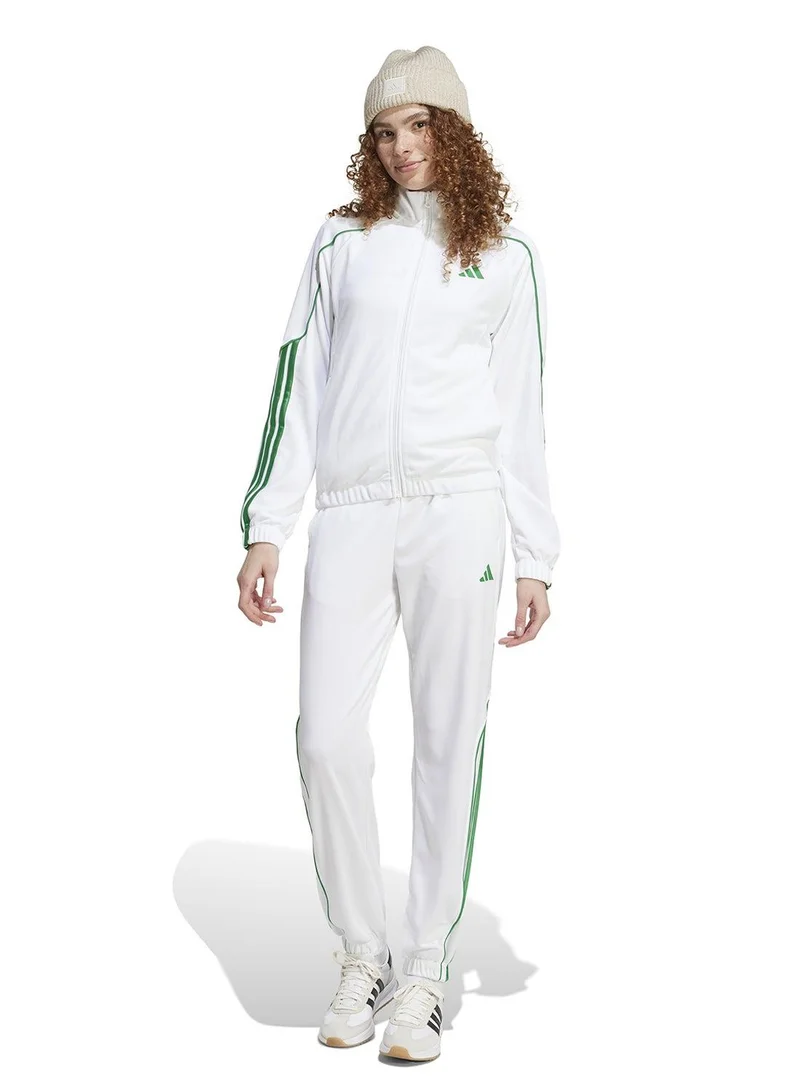 Adidas W Stadium Ts White Training Suits For Women XS
