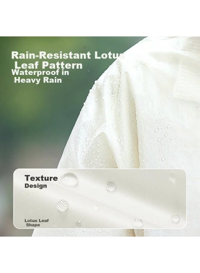Badigao Disposable Raincoat Poncho Thickened Adult Portable Raincoat Outdoor Riding Climbing Hiking Raincoat Long Hooded - Image 3