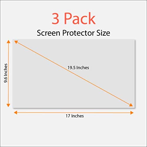 EZ-Pro Screen Protector Anti Blue Light Screen Protector (3 Pack) for 19.5 Inches (Screen Measured Diagonally) Desktop Monitor. Filter out Blue Light and relieve computer eye strain to help you sleep better - Image 5
