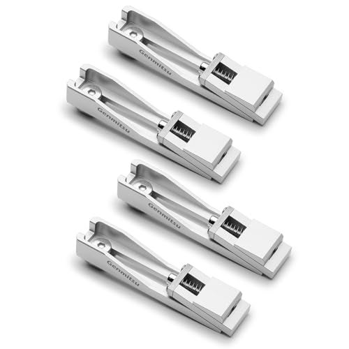 Genmitsu Upgrade CNC Router Vise Clamp for Large Woodworking & Metalworking Project, Low Profile Aluminum Toe Clamp, Size 4.2" x 0.9" x 0.6" (106mm x 22mm x 15mm), 4PCS - Image 1
