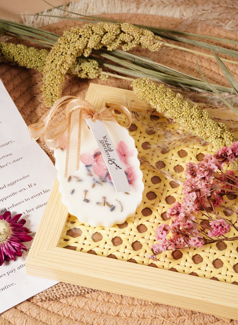 1 pack of 35 grams 1.32 ounces | Lavender aromatherapy wax | Hand dried flowers | 2-3 years of long-lasting fragrance  - Image 1