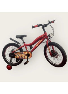 16 Inch Kids Bike with Training Wheels and Advanced Disc Brakes - Equipped with Front Light for Night Light, Safe and Unique Design for Learning to Ride with Confidence