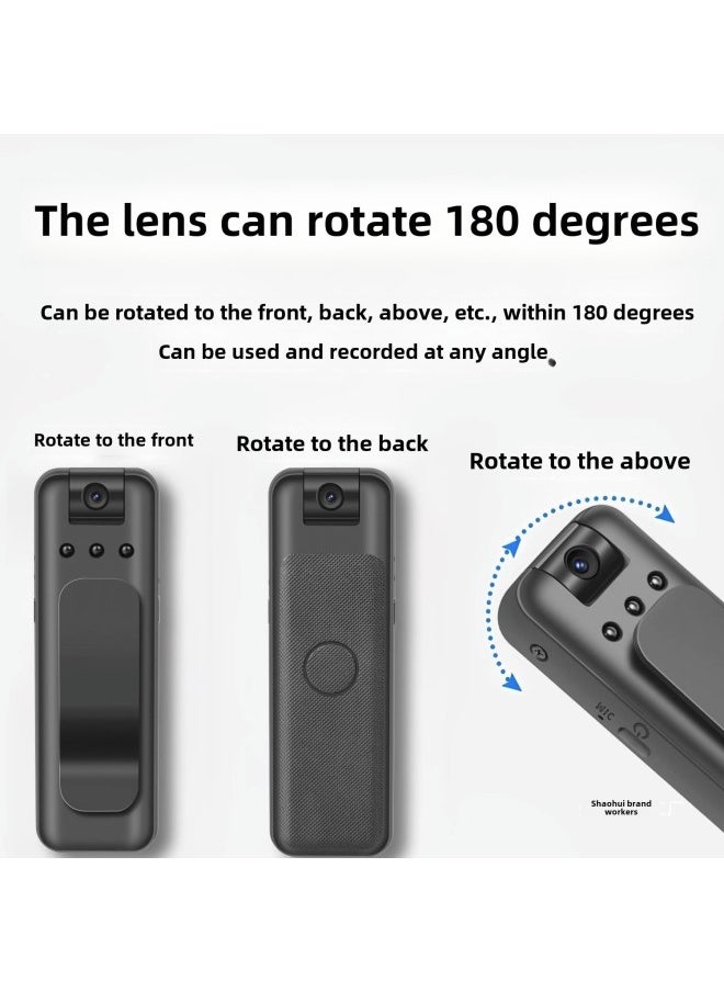 Generic - Life Recorder Recording Video Pen Anti-shake DV Digital HD Portable Riding Professional Sports Camera Monitoring-Color:Upgraded Lens Flagship Version [wifi Mobile Phone Direct + Ultra-clear Night Vision]-Capacity:+128g Card - Image 1