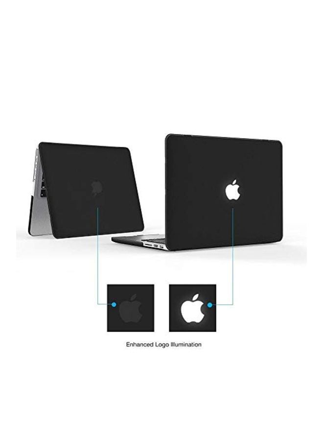 NIBEMINENT Hard Case Cover With Out CD Drive For Apple MacBook Pro 13.3-Inch Black - Image 2