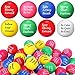 Aoriher 36 Pcs Motivational Stress Balls Colorful Stress Balls Bulk Quotes Inspirational Funny Foam Toys Hand Exercise Gifts for Office Small Toys for Motivating SupplyClassic Color - Image 2