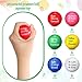 Aoriher 36 Pcs Motivational Stress Balls Colorful Stress Balls Bulk Quotes Inspirational Funny Foam Toys Hand Exercise Gifts for Office Small Toys for Motivating SupplyClassic Color - Image 4