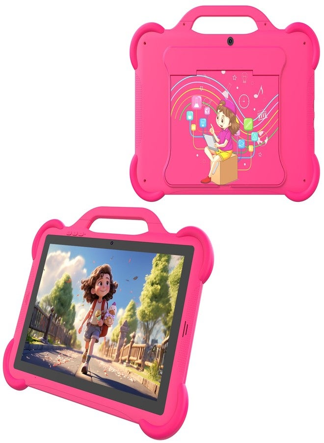PEICHENG Kids Tablet, Android 14.0 10" Tablets for Kids, Parental Control Toddler Tablet with case Included 2+8MP Dual Camera, HD Screen, Pre-Installed Kids APPs (1PCS, Pink) - Image 1