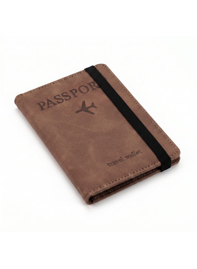 Premium Travel Wallet & Passport Holder with Elastic Band | Water-Resistant Organizer with 4 Card Slots & 2 SIM Pockets - Image 3