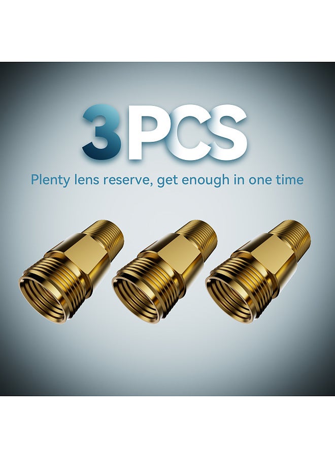 SCULPFUN S10 Original Lens Set 3Pcs Original Standard Lens + 3 Sealing Rings Highly Transparent Anti-Oil And Anti-dust Super Long Service Life Easy To Install  - Image 2