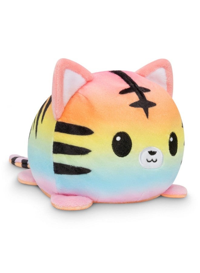 تيتيرتل - دمية النمر المحشوة الأصلية القابلة للعكس - برايد - برتقالي + قوس قزح - حيوانات محشوة لطيفة حسية تظهر مزاجك! - Image 1