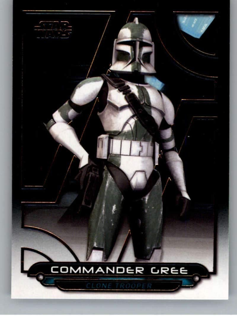 Topps Total 2018 توبس ستار وورز ملفات غالاكتيك #ACW-23 القائد غري بطاقة تداول الفيلم الرسمية لClone Wars - Image 1
