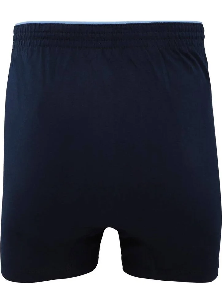 Tutku Combed Plain Boxer 117 6 Pack | Navy blue