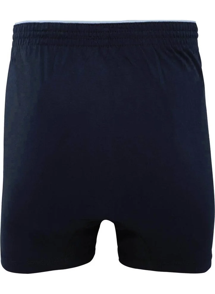 Tutku Combed Plain Boxer 117 6 Pack | Navy blue