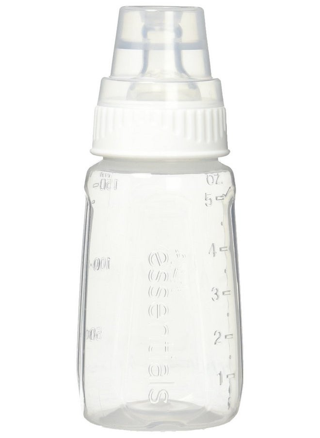 NUK - NUK Gerber First Essentials Clear View Silicone Bottle, Slow Flow, 5 Ounce - Image 1