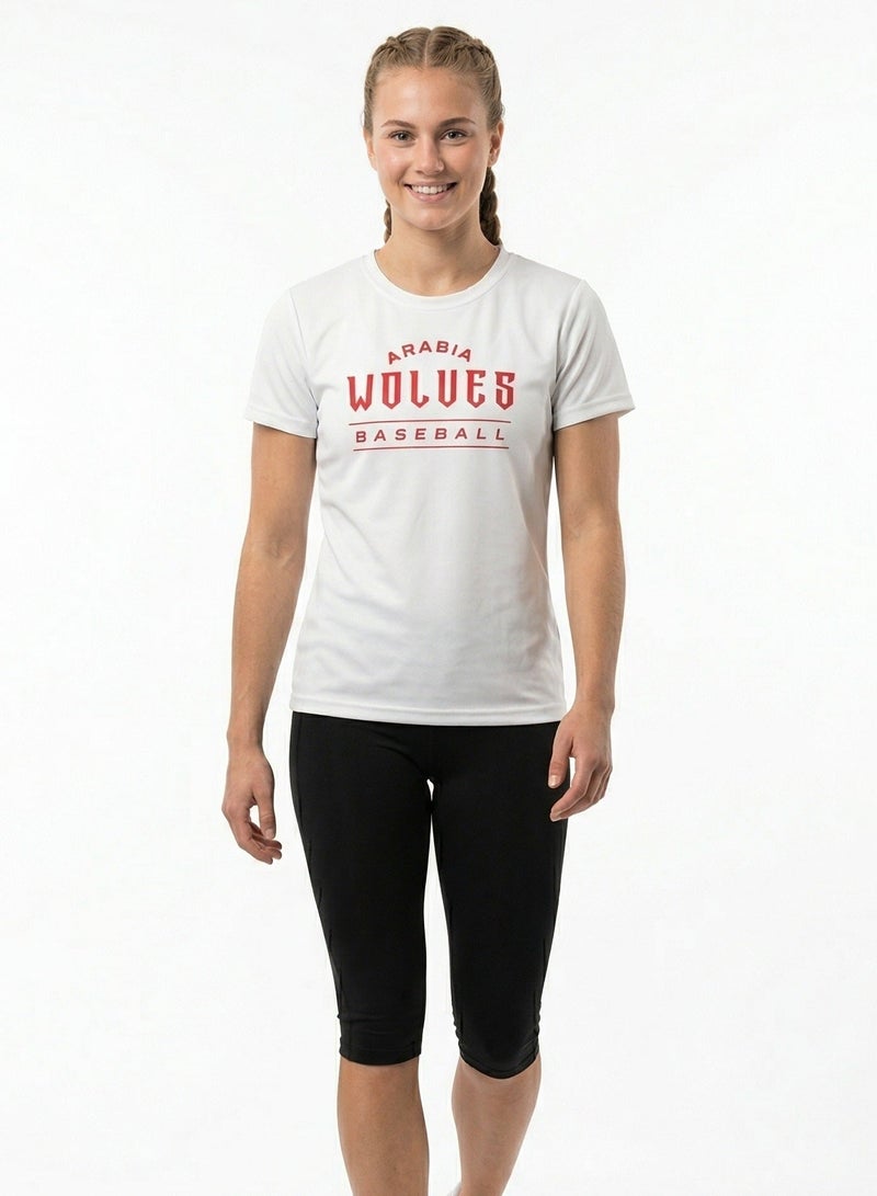 Baseball United Arabia Wolves Women's Locker Room T-Shirt - Image 1