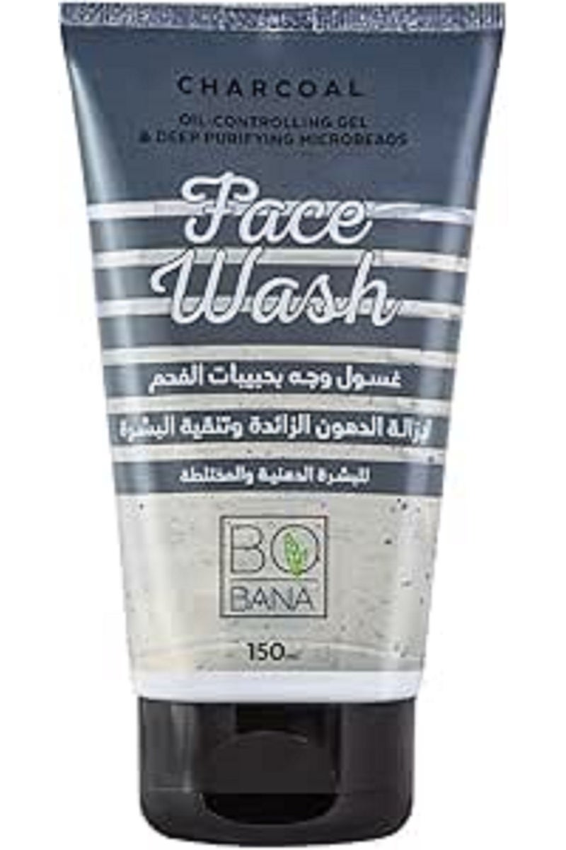 غسول وجه تشاركول 150 مل من بوبانا