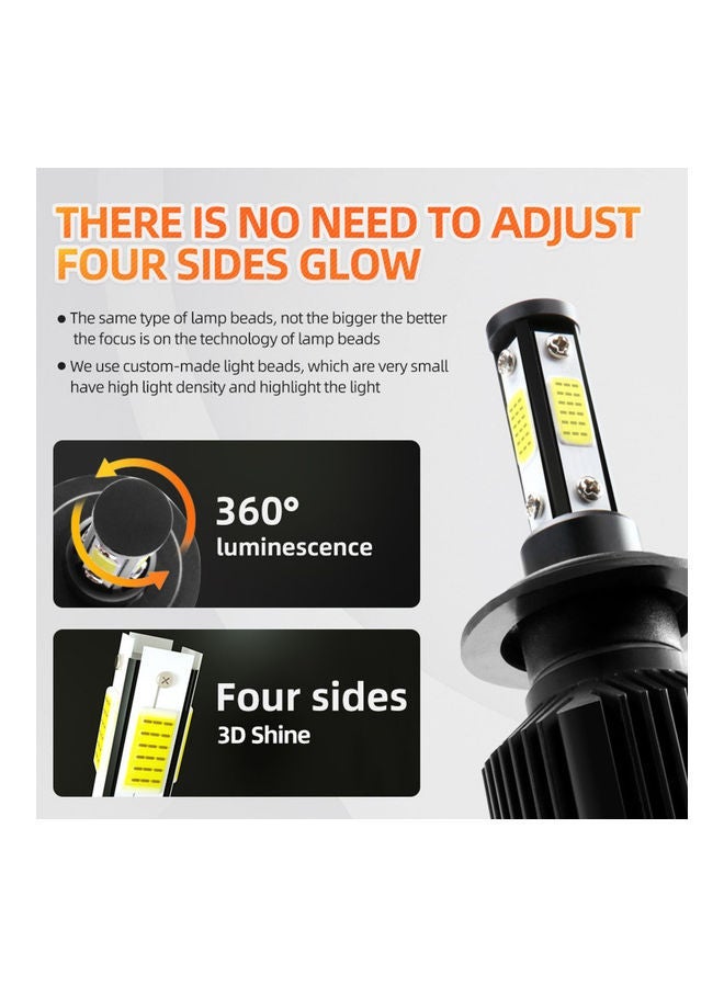 MUNTAQI 2-Piece Waterproof Car LED Headlight Bulbs - Image 2