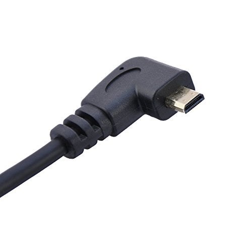 Seadream Angled Micro HDMI to HDMI Cable 1.64FT 90 Degree Left Angle Micro HDMI Male to HDMI Male Cable Connector(1pcs Left Angled) - Image 2