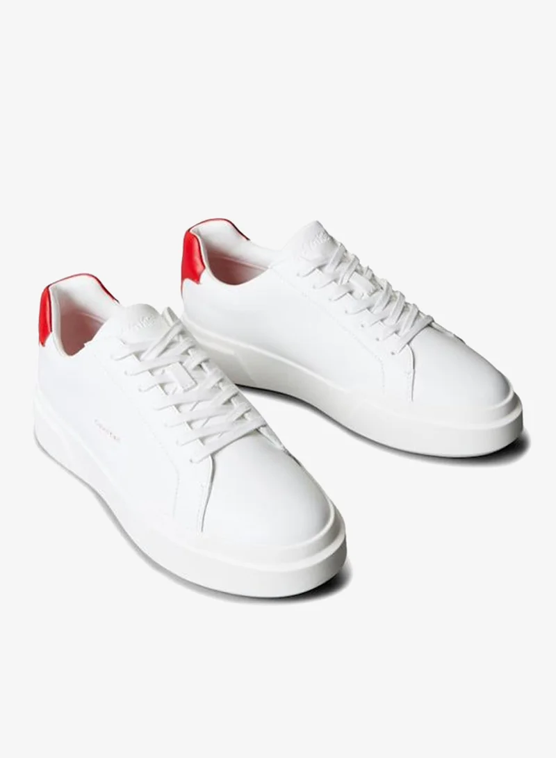 Calvin Klein Jeans Bright White/Adrenaline Rush Avenue Low Top Chunky Sneakers for Men | Best Price UAE