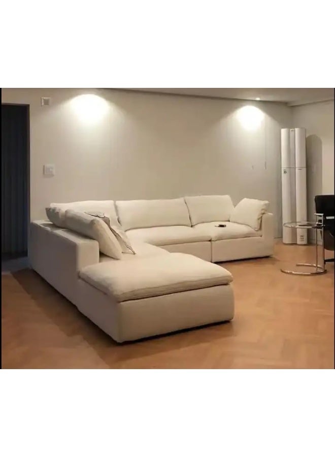 Generic Modern Sectional Couch Stylish and Practical and Sectional Sofa Set for Home and Office Comfort  - Image 4