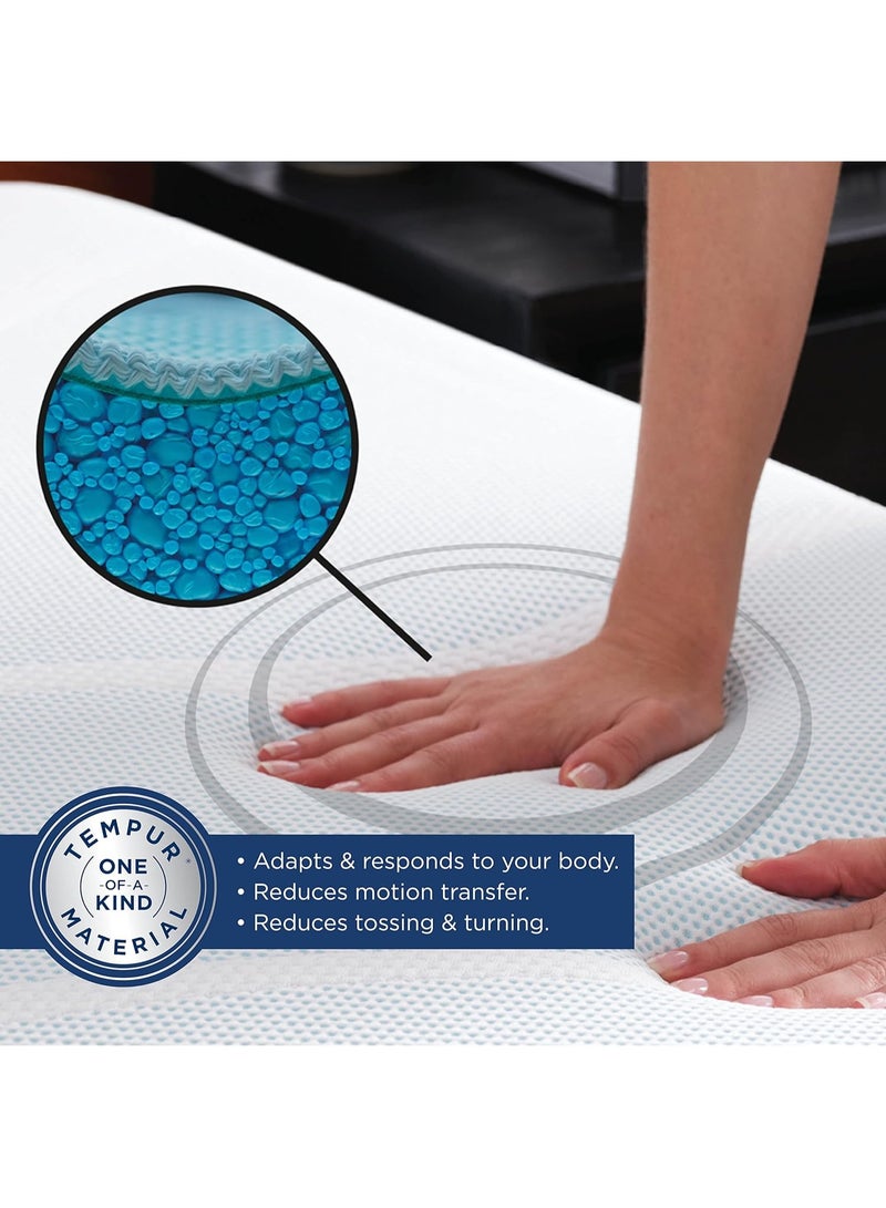 Tempur-Pedic TEMPUR-Adapt + Cooling 3-Inch King Mattress Topper Medium Luxury Premium Foam, Washable Cover, Medium Cooling Topper,white, King - Image 3