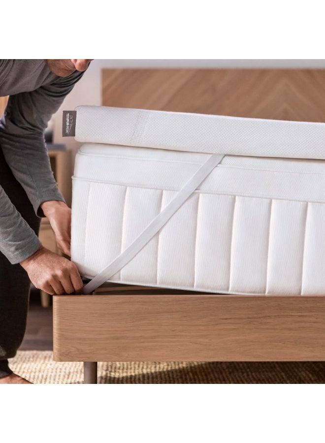 Tempur-Pedic TEMPUR-Adapt + Cooling 3-Inch King Mattress Topper Medium Luxury Premium Foam, Washable Cover, Medium Cooling Topper,white, King - Image 4