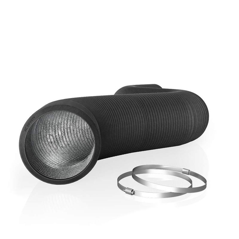 AC Infinity Flexible 10Inch Aluminum Ducting HeavyDuty FourLayer Protection 25Feet Long for Heating Cooling Ventilation and Exhaust