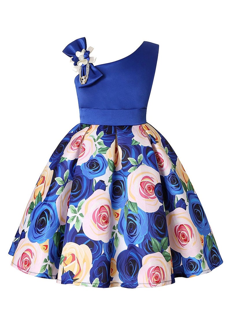 Loquat Girl princess dress Blue - Image 1