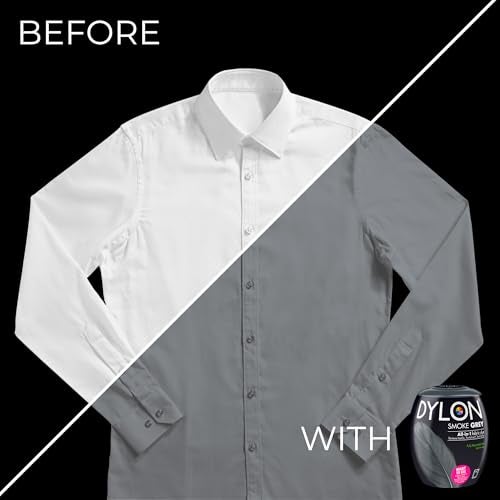 DYLON بود صبغة قماش لغسالة ديلون للملابس والأثاث الناعم، رمادي دخاني، 350 جرام (عبوة من 1) (قد يختلف التعبئة) - Image 4