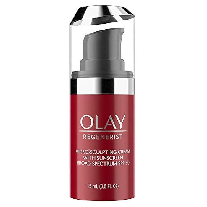 Olay Regenerist Micro-Sculpting Cream Face Moisturizer with Sunscreen, SPF 30, Trial Size 0.5 oz - Image 1