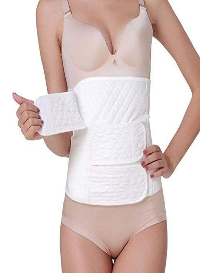 جيرن رباط جراحي للبطن من جيرن لدعم البطن بعد الجراحة القيصرية، ودعم ما بعد الولادة، والتعافي بعد استئصال الرحم (أبيض، كبير) - Image 1