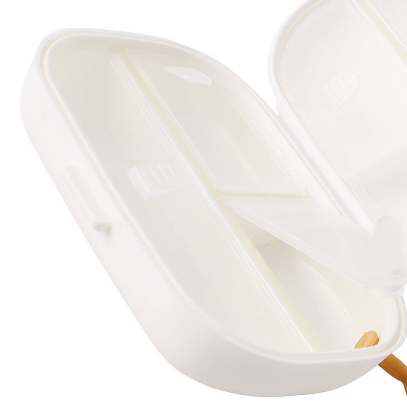 Travel Pill Organizer Medicine Dispenser Portable Vitamin Container Moisture-proof Airtight Medication Case w/7 Compartments - Image 3